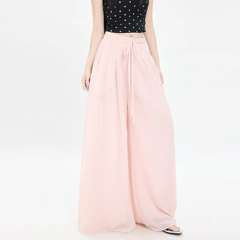 Rose Casual Pants Women's Dusty Pink Pants-5