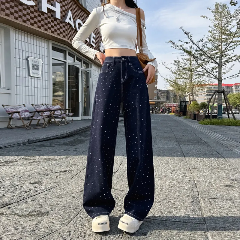 Rose Jeans Women's Hot Stitched Denim Blue-5