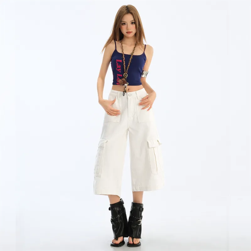 Rose Denim Shorts Women's-3