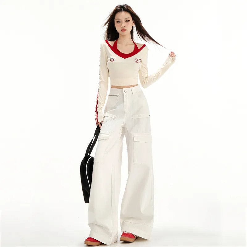 Rose Jeans Women's Ecru-5