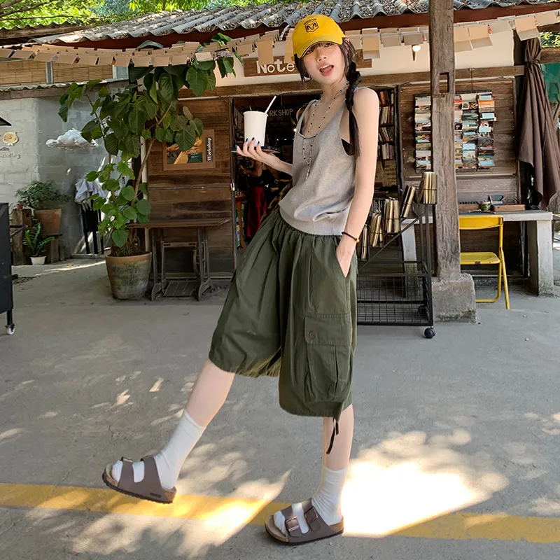 Rose Cargo Shorts Women's-12