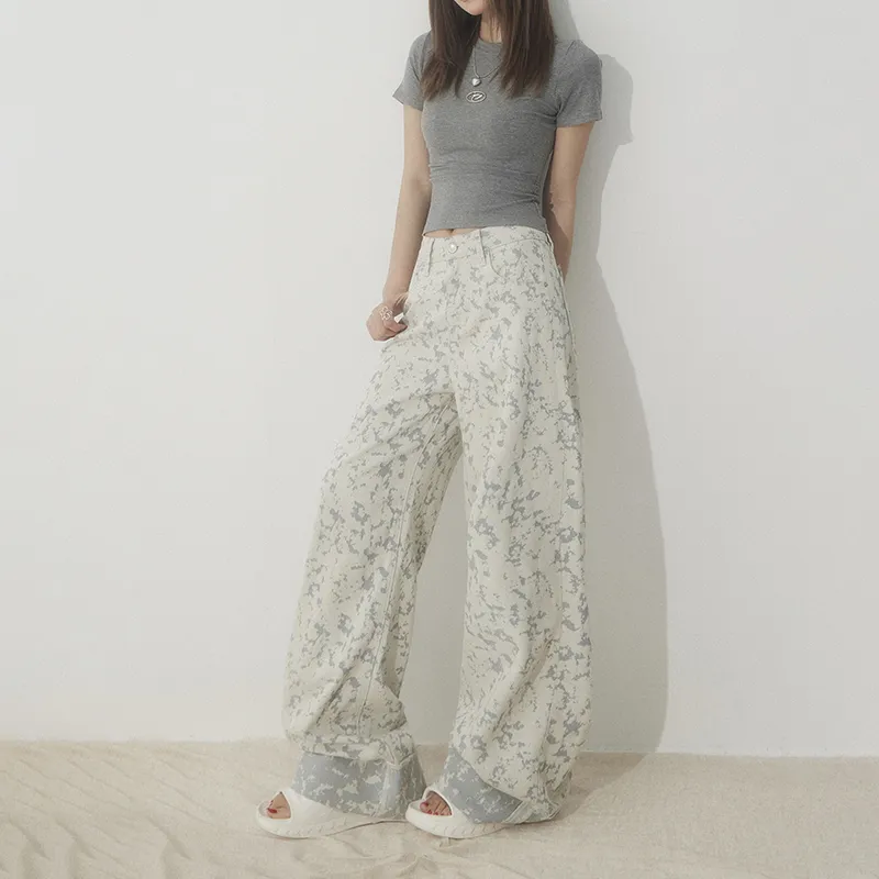 Rose Casual Pants Women's White-3