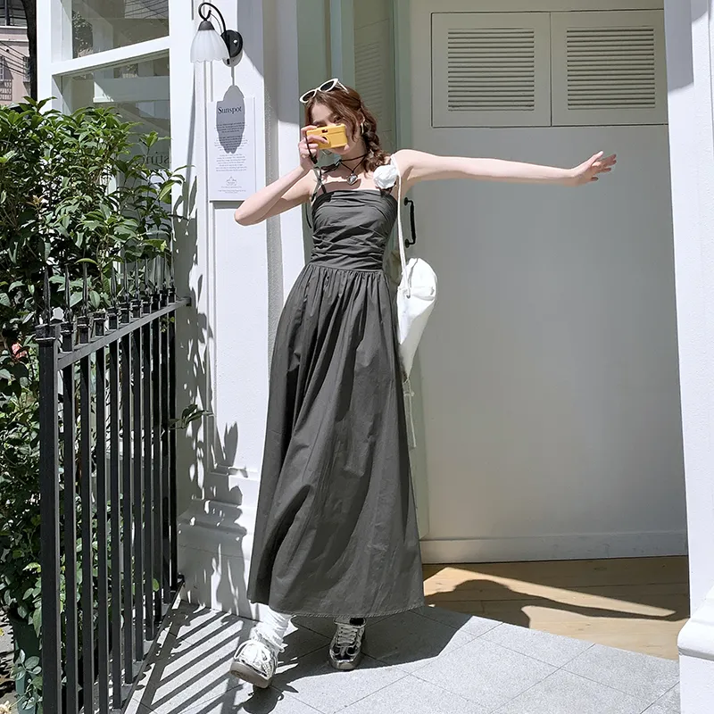 Rose Slip Dresses Women's-7