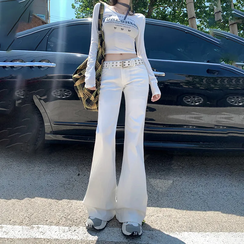 FOREVER 21 Jeans Women's Pure White Color-63