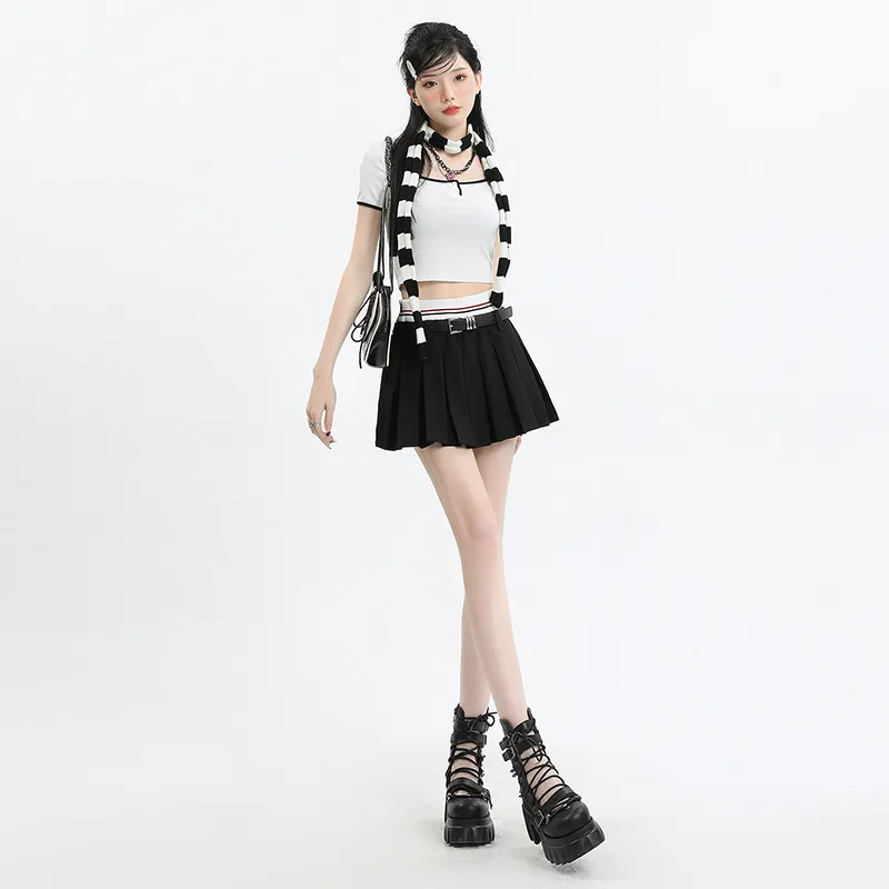 Rose Casual Short Skirts Women's-1