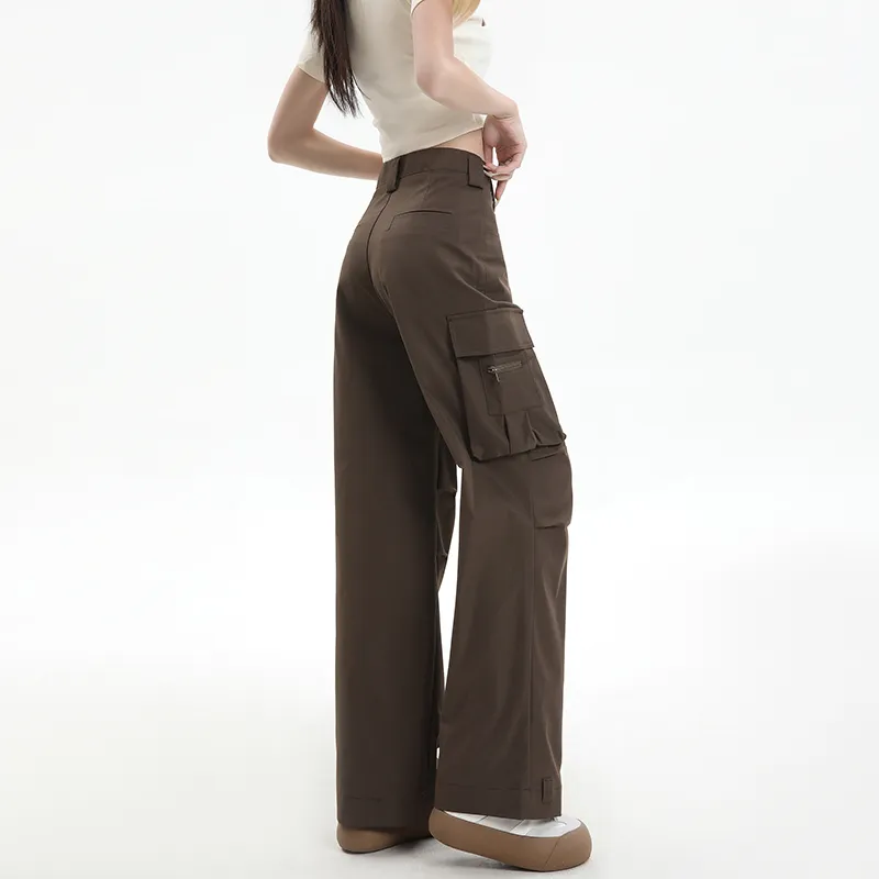 Rose Cargo Pants Women's Mocha Pants-4