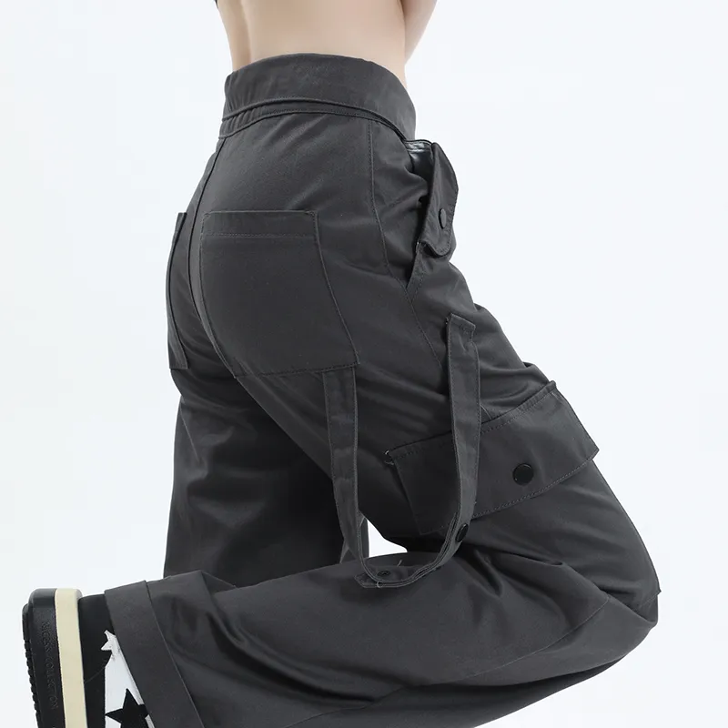 Rose Casual Pants Women's Gray-2