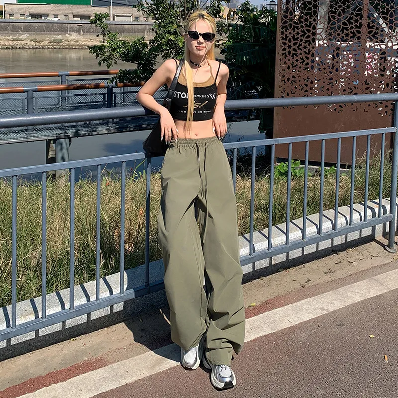 Rose Cargo Pants Women's Army Green-4
