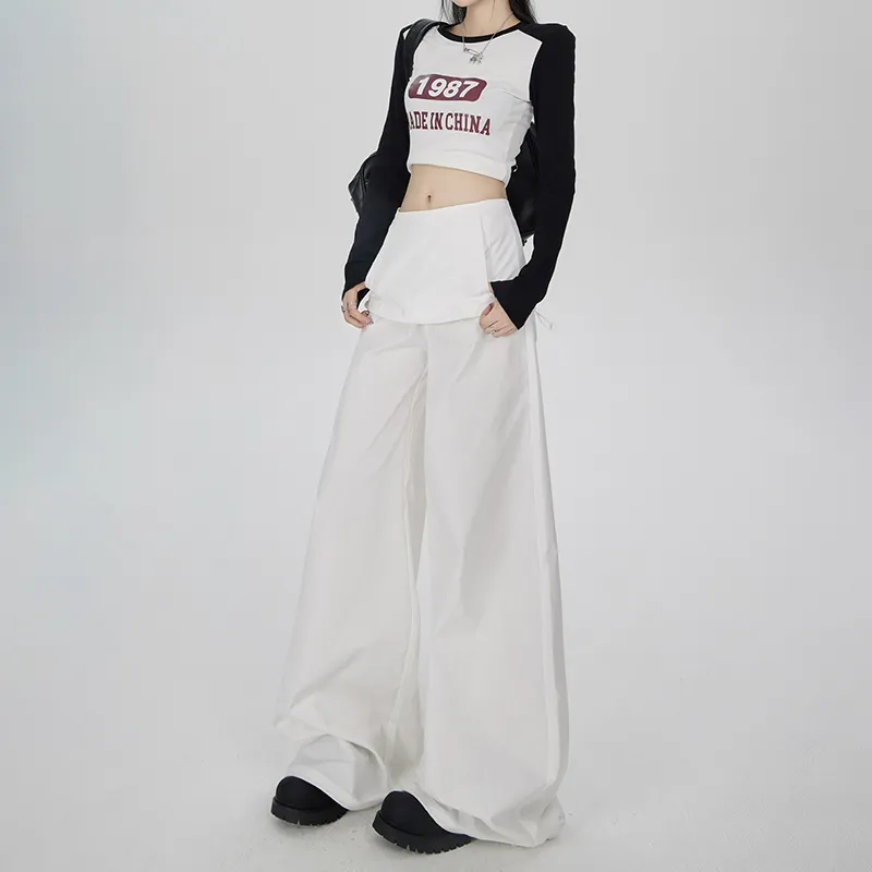 Rose Casual Pants Women's White-8