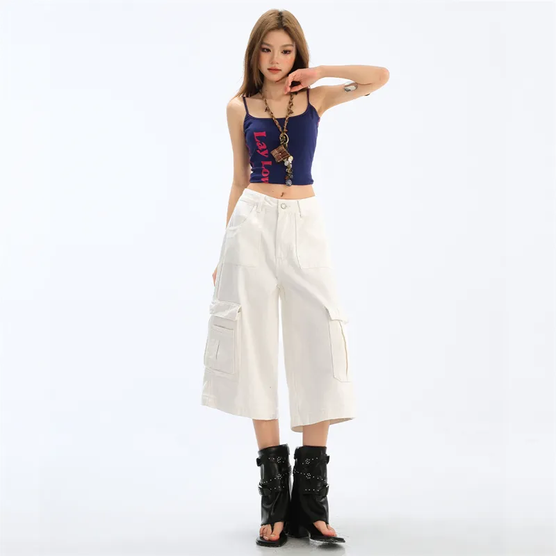 Rose Denim Shorts Women's-2