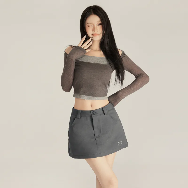 Rose Casual Short Skirts Women's-4