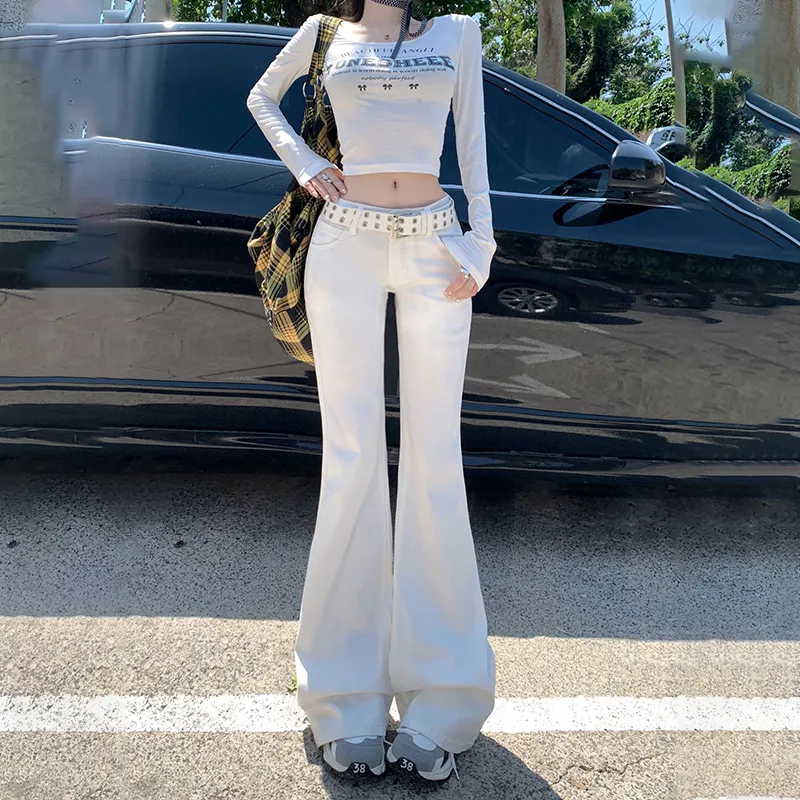 FOREVER 21 Jeans Women's Pure White Color-72