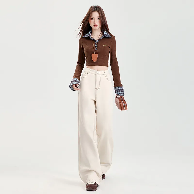 Rose Jeans Women's Cream Apricot-8