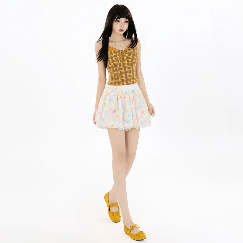 Rose Casual Short Skirts Women's-4