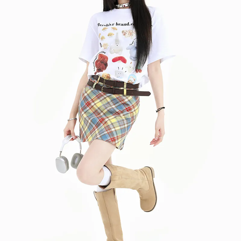 Rose Casual Short Skirts Women's-3