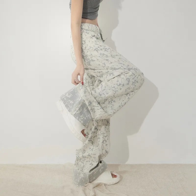 Rose Casual Pants Women's White-11