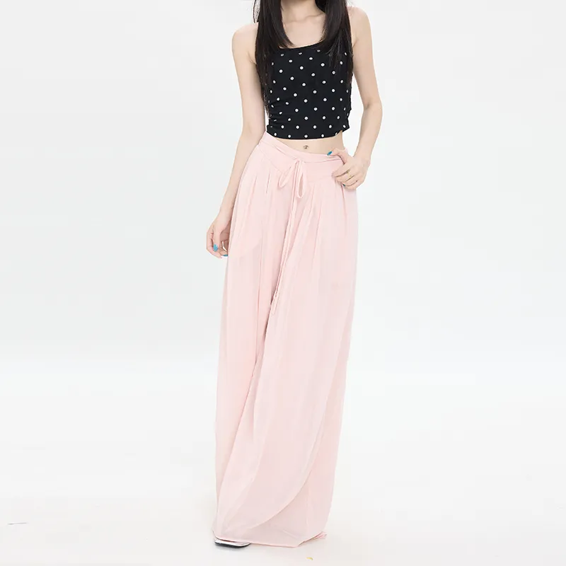 Rose Casual Pants Women's Dusty Pink Pants-4