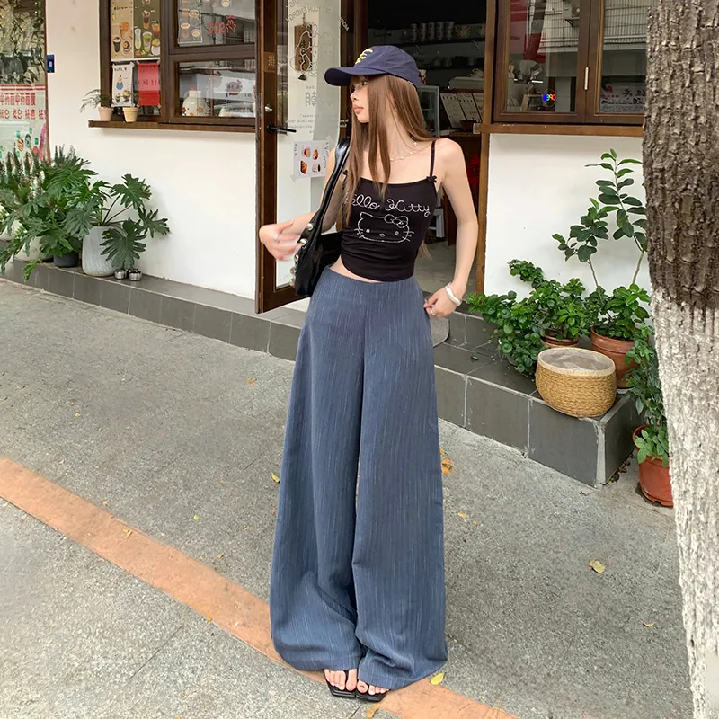 Rose Casual Pants Women's Gray-3
