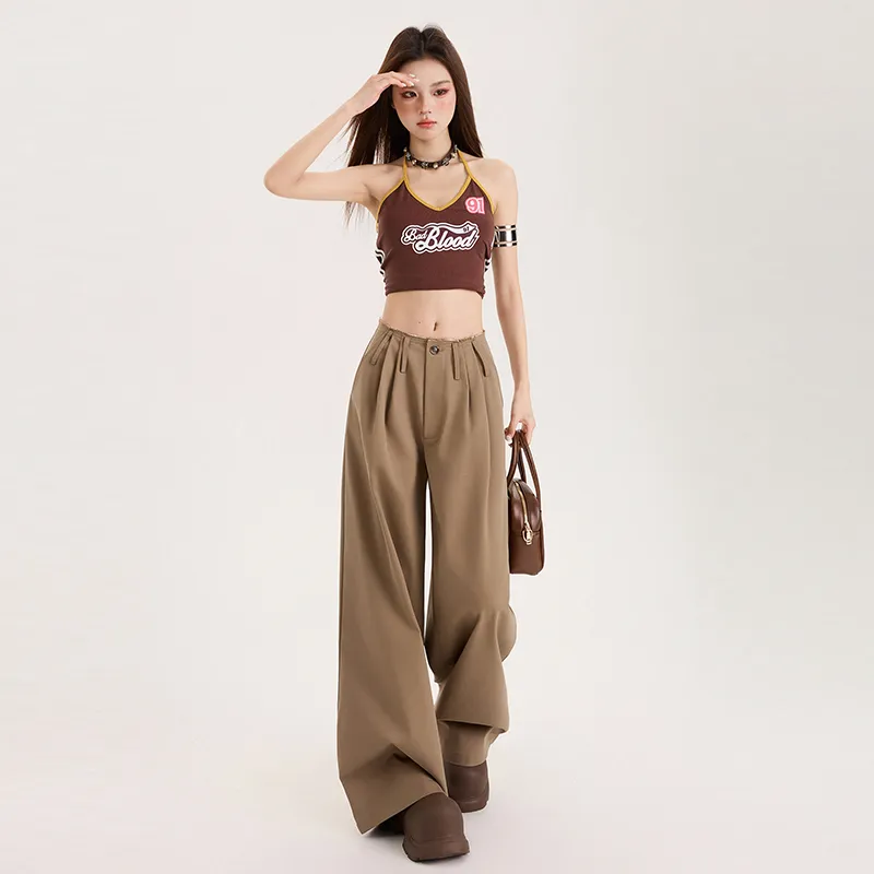 Rose Casual Pants Women's Khaki-1
