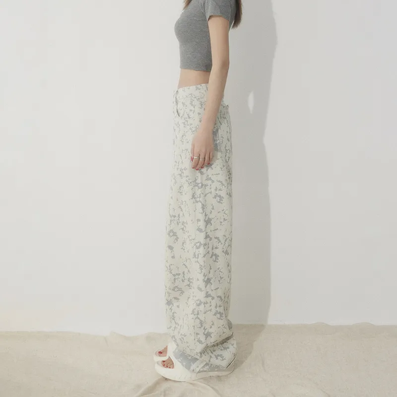 Rose Casual Pants Women's White-10