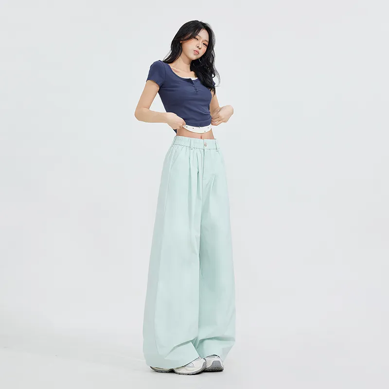 Rose Casual Pants Women's Green-2