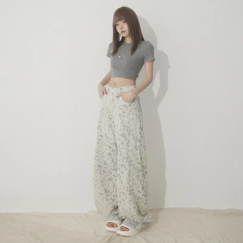 Rose Casual Pants Women's White-8