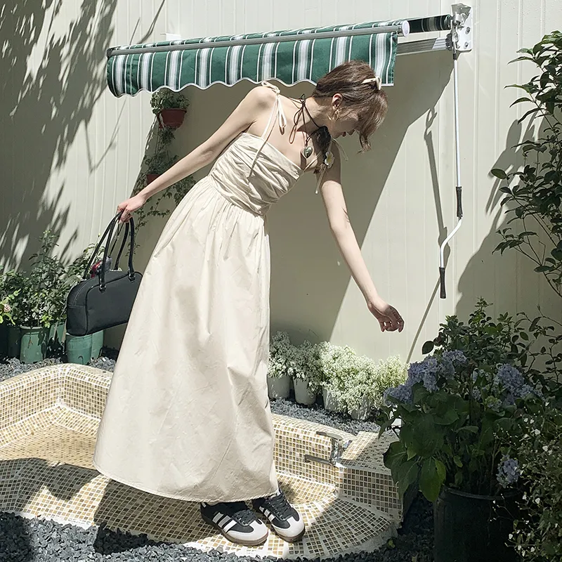 Rose Slip Dresses Women's-3