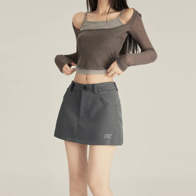 Rose Casual Short Skirts Women's-2