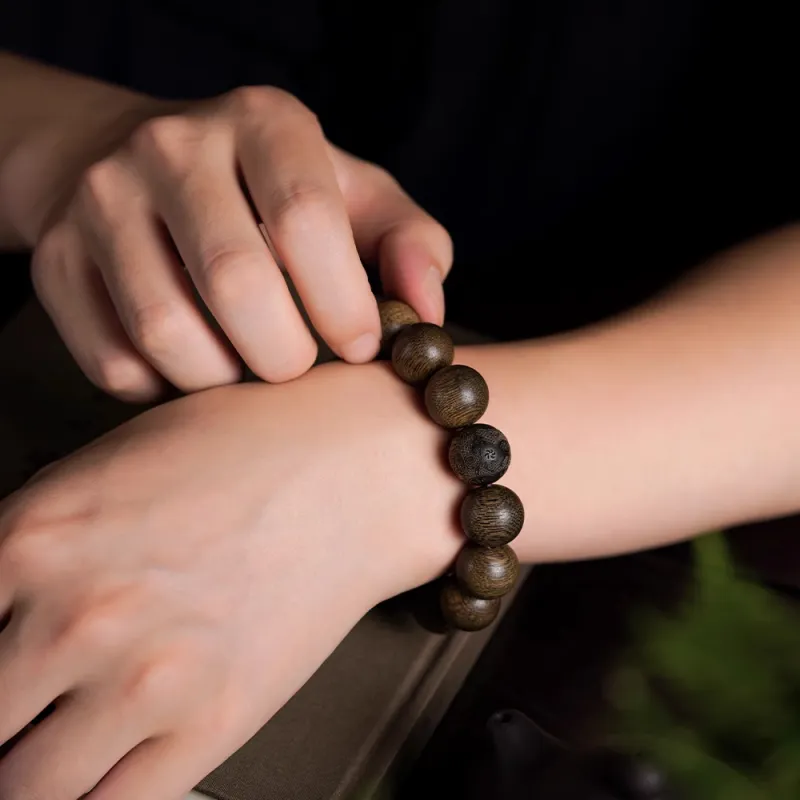 DALONG Aromatic Agarwood Bracelets Unisex-2