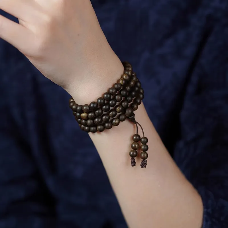 DALONG Aromatic Agarwood Bracelets Unisex-2