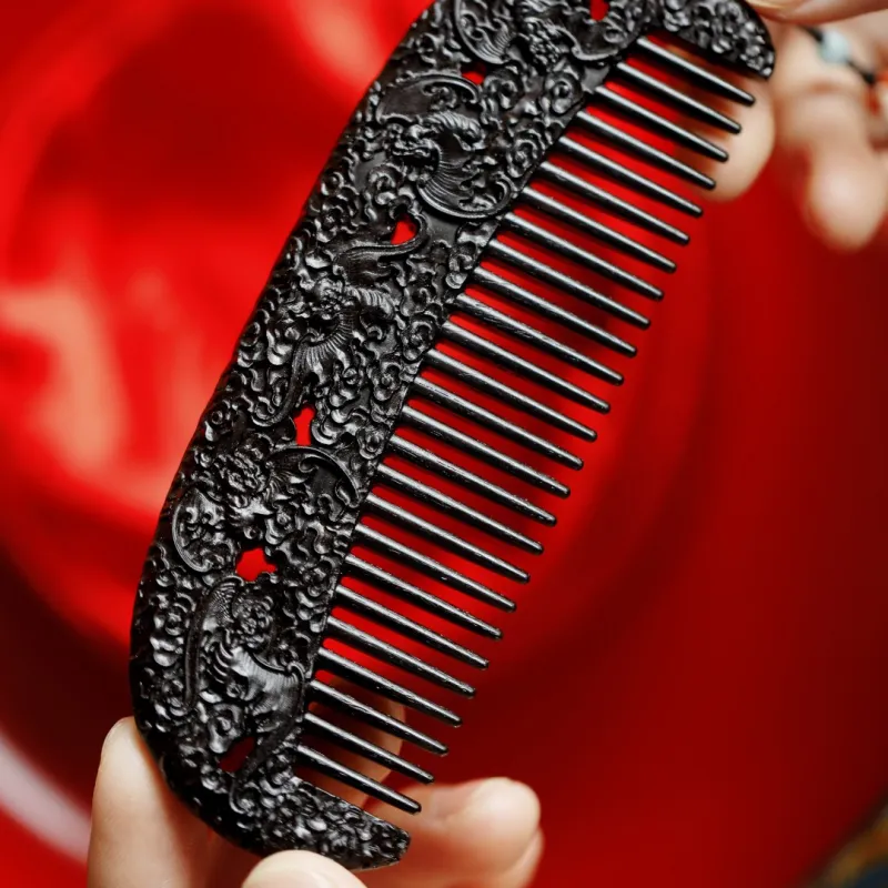 DALONG African Blackwood Wooden Comb Unisex-6