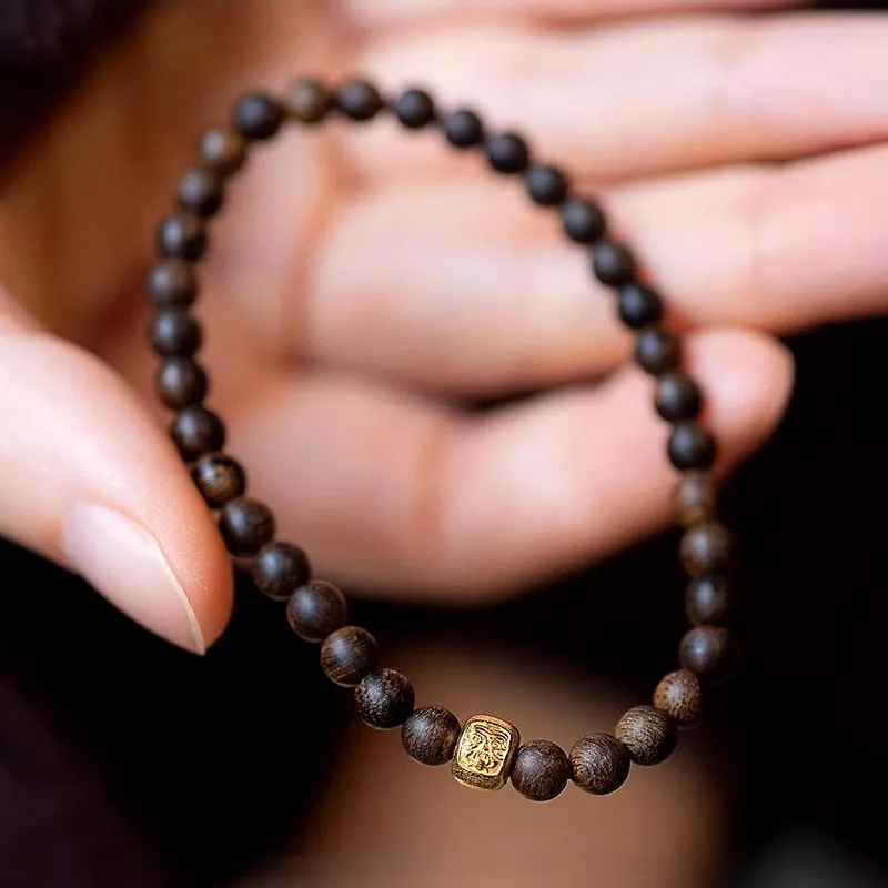 DALONG Fragrance Enhancer, Agarwood Bracelets Unisex-1