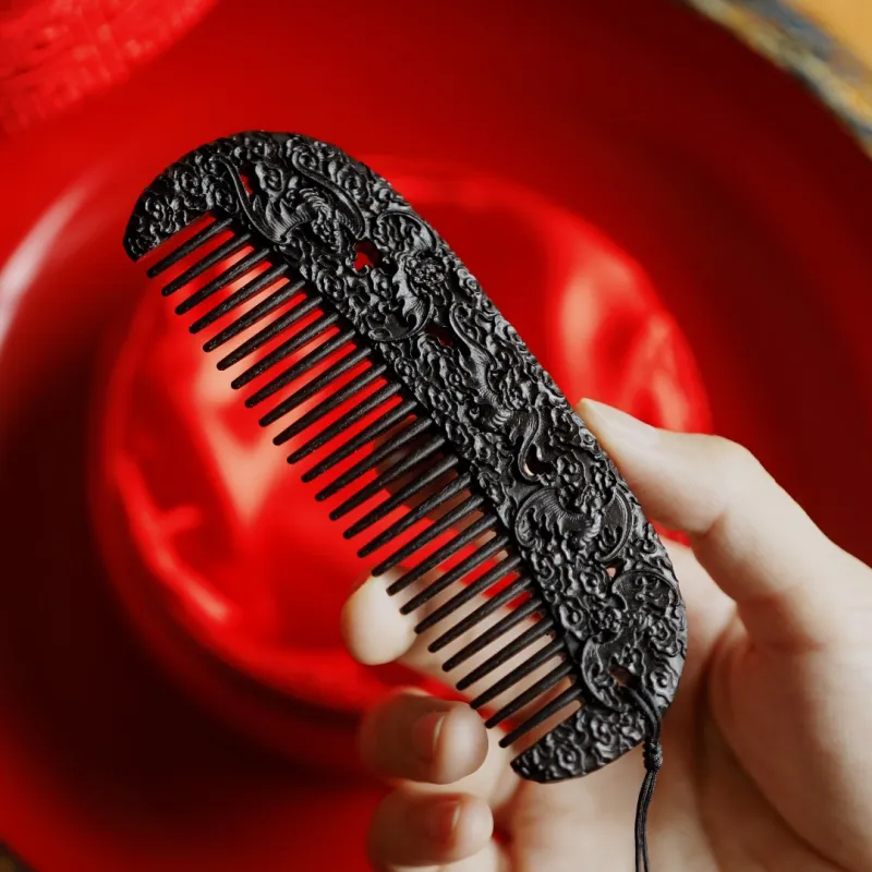 DALONG African Blackwood Wooden Comb Unisex-1