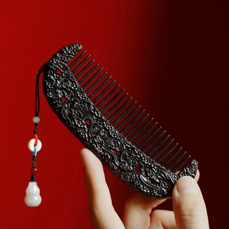 DALONG African Blackwood Wooden Comb Unisex-5