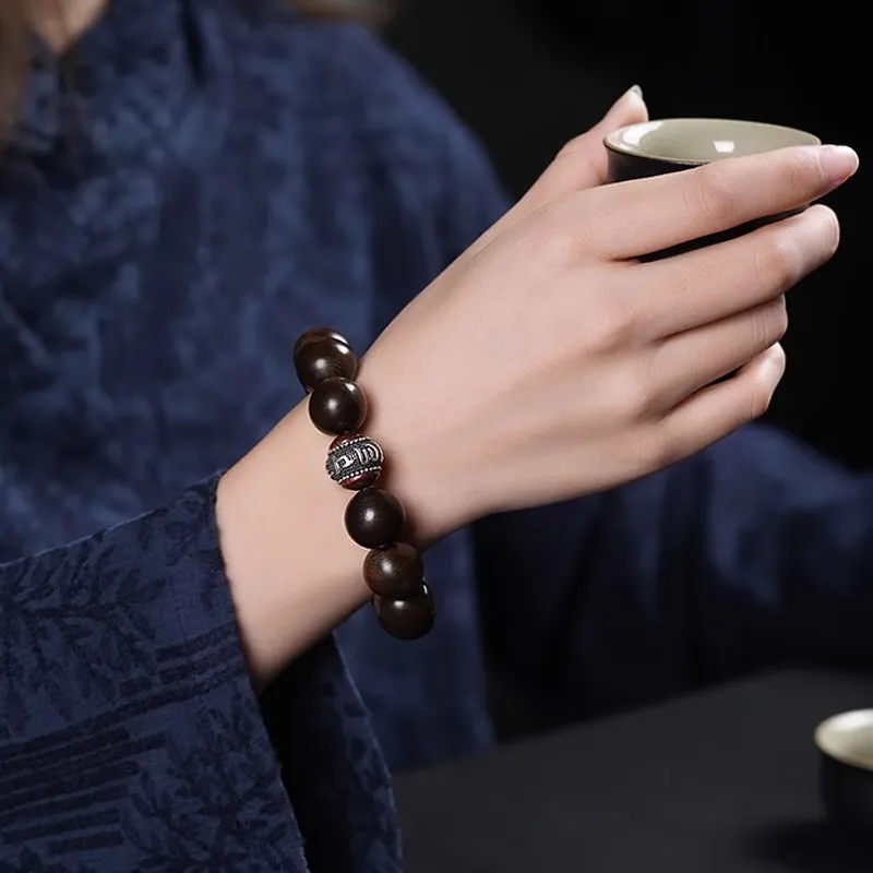 DALONG Aromatic Agarwood Bracelets Unisex-3