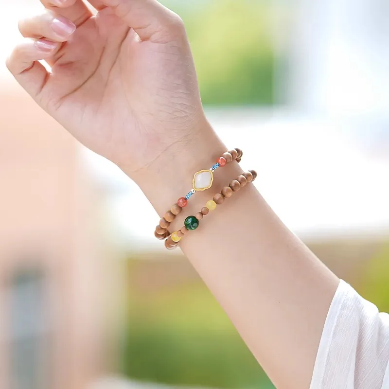DALONG Old Mountain Sandalwood Bracelets Unisex-10