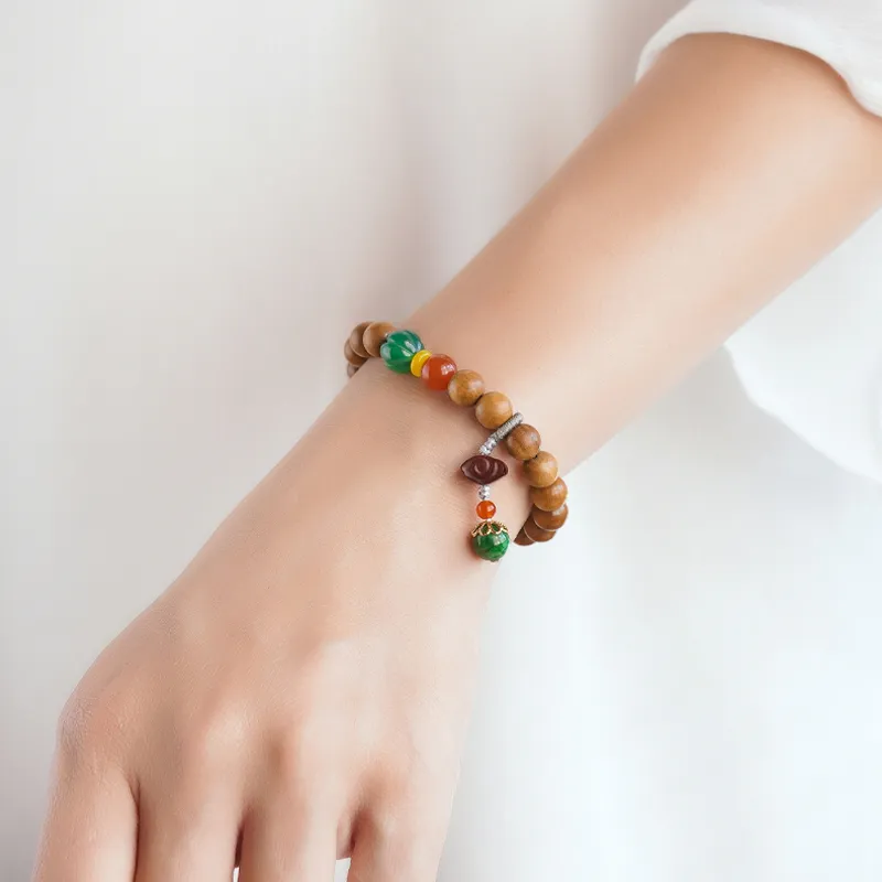 DALONG Old Mountain Sandalwood Bracelets Unisex-2