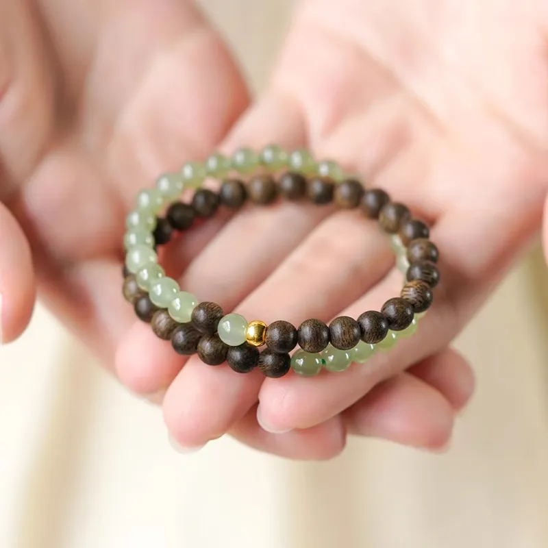 DALONG Aromatic Agarwood Bracelets Unisex-4