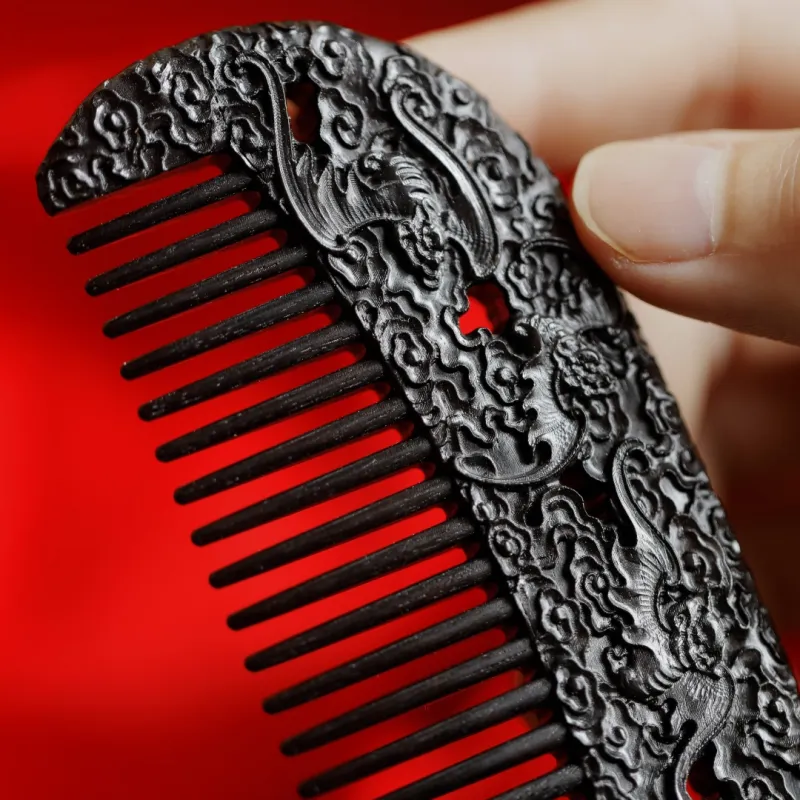 DALONG African Blackwood Wooden Comb Unisex-3