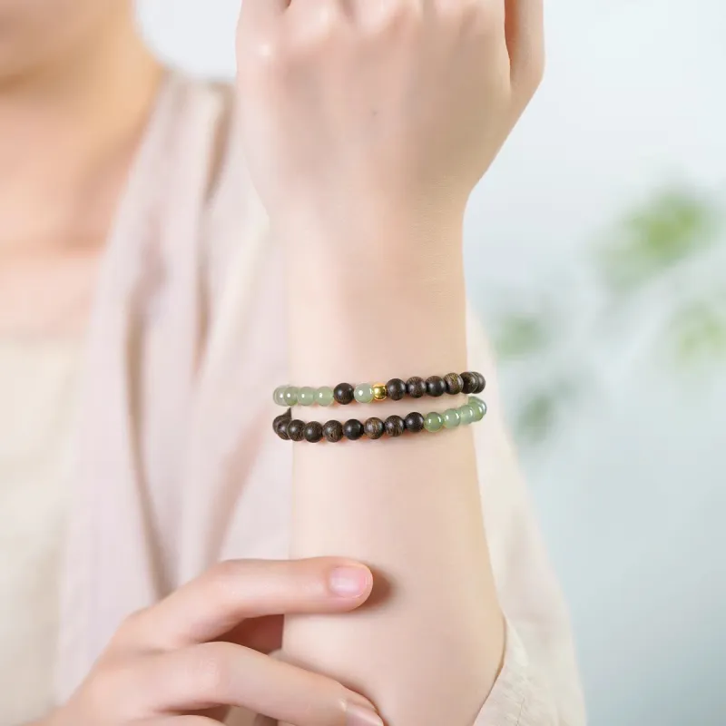 DALONG Aromatic Agarwood Bracelets Unisex-3