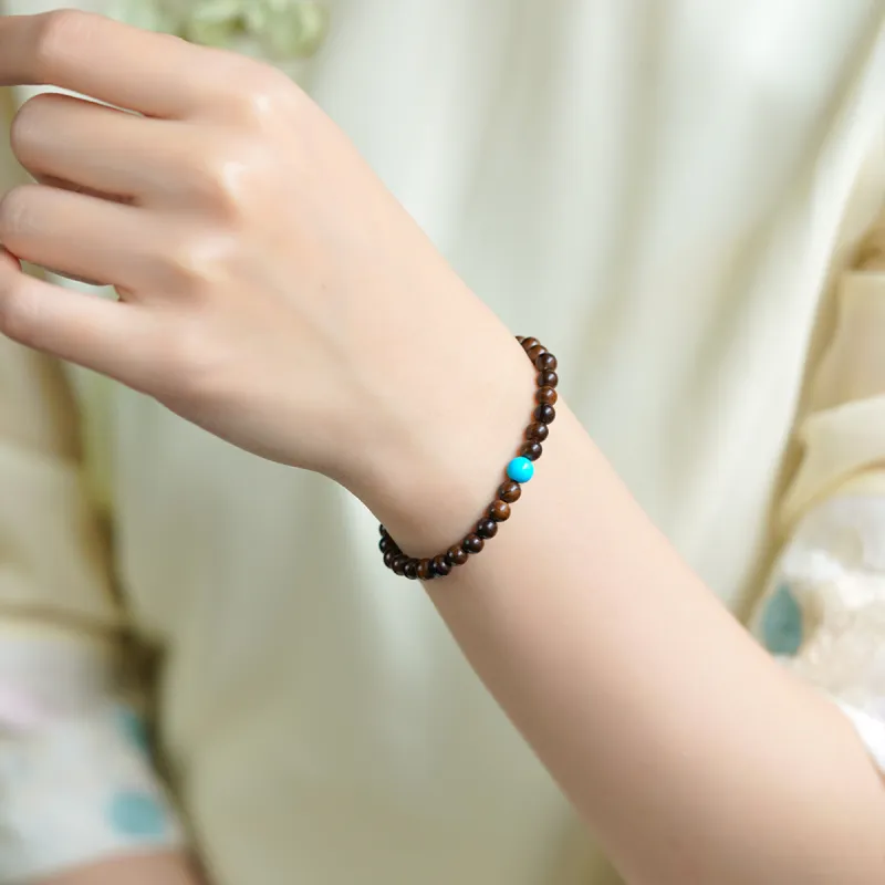 DALONG Old Mountain Sandalwood Precious Wood Bracelets Unisex-2