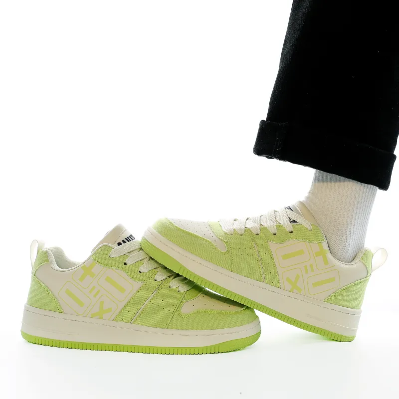 CANUVEN CNY Addition, Subtraction, Multiplication, And Division Low Top Skateboard Shoes Unisex-7