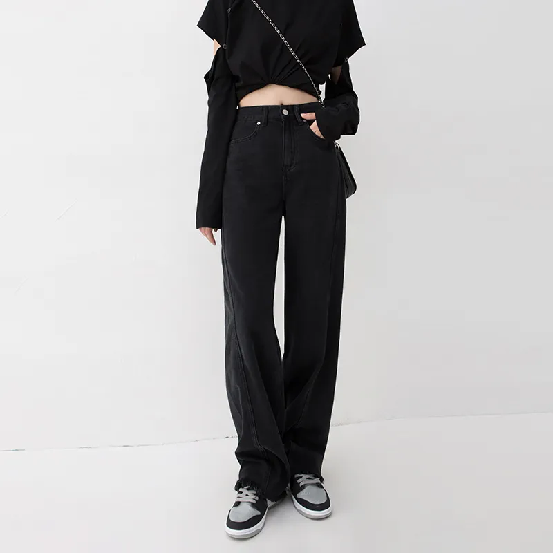 SOON FLOWER Jeans Women's Black-2