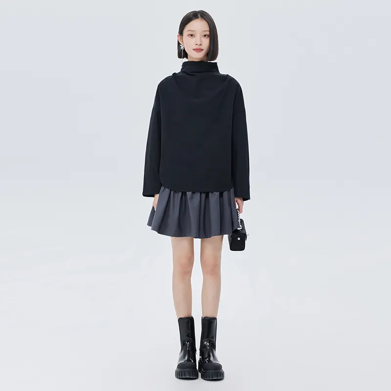 SOON FLOWER Shirt Women's Black-4