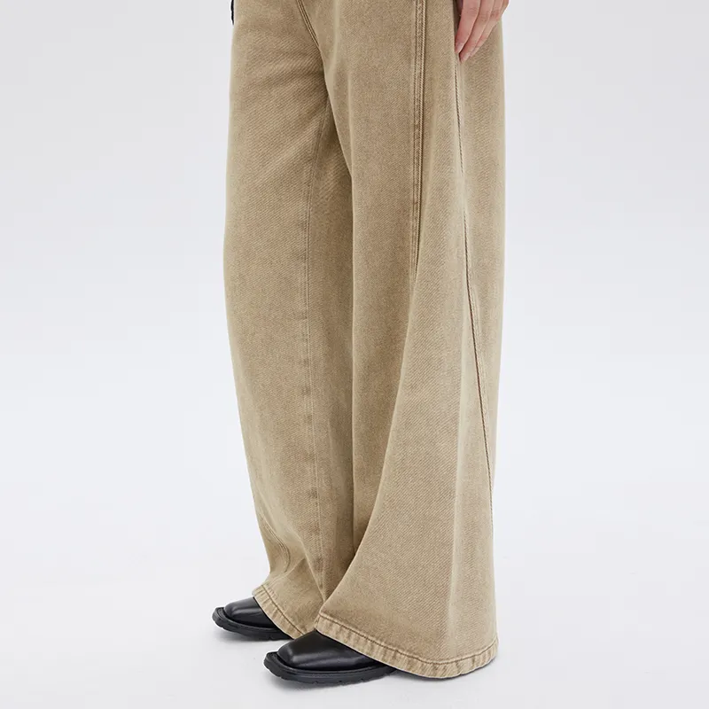 SOON FLOWER Jeans Women's Khaki-5