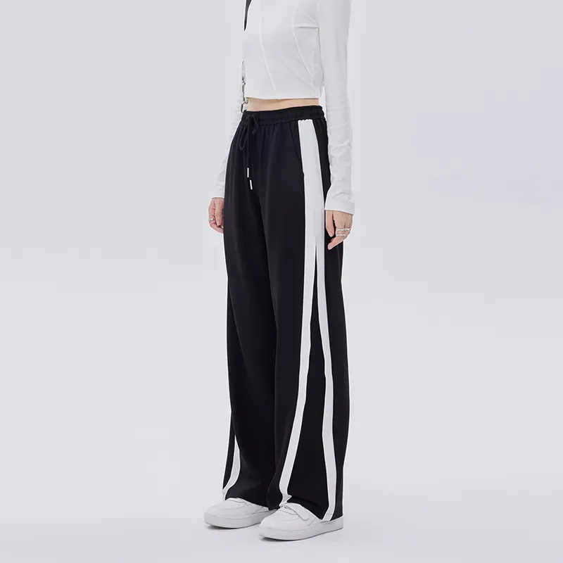 SOON FLOWER Casual Pants Women's Black-3