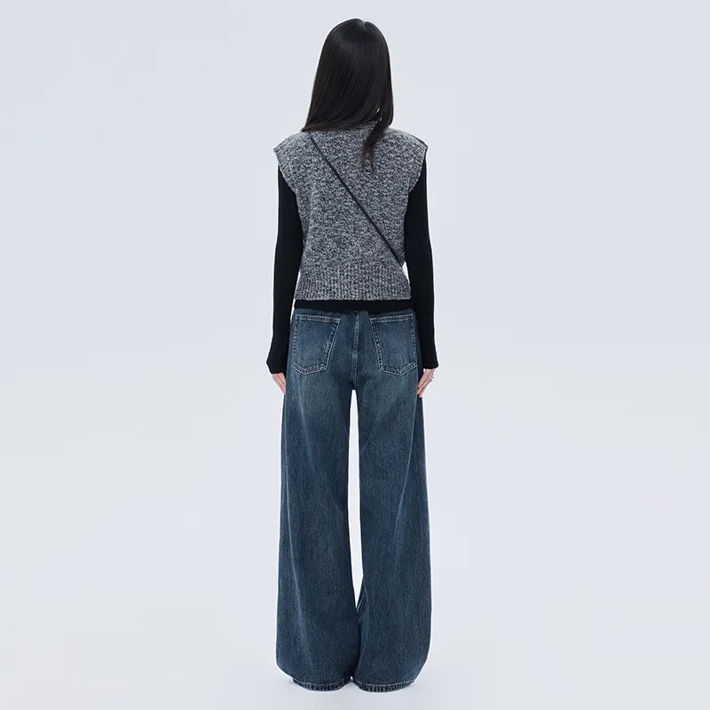 SOON FLOWER Jeans Women's Blue-6