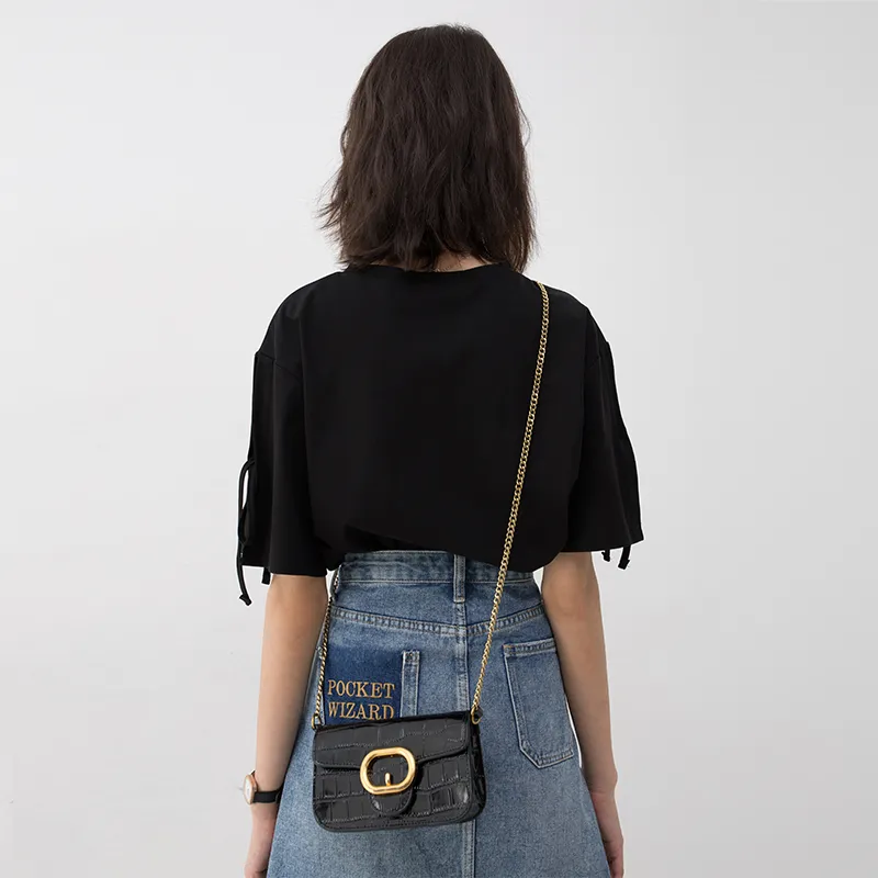 SOON FLOWER T Shirt Women's Black-3