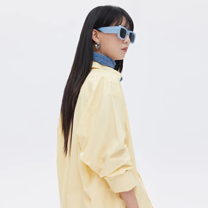 SOON FLOWER Shirt Women's Light Yellow-6