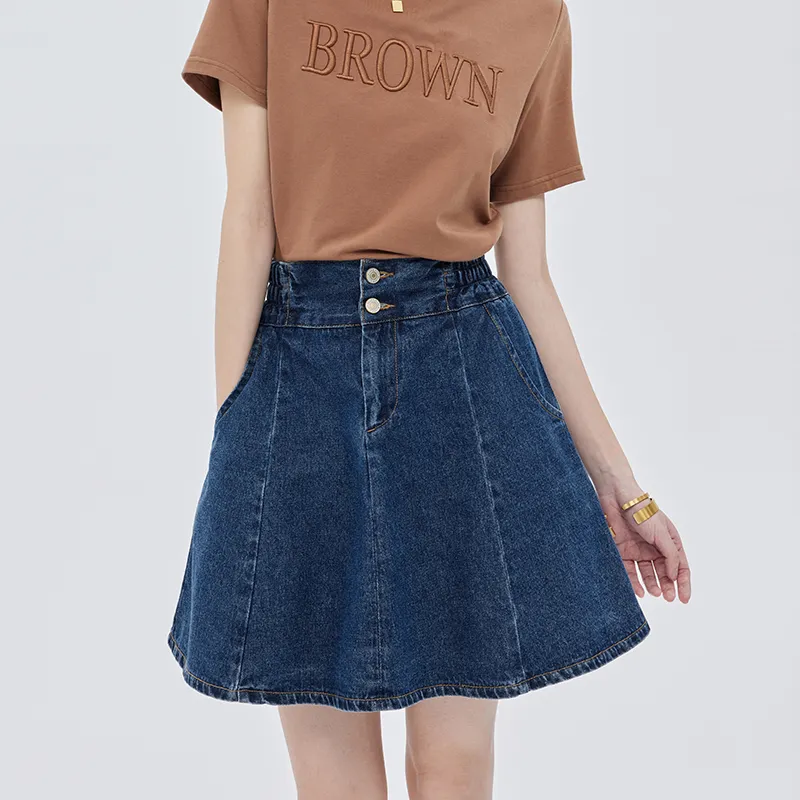 SOON FLOWER Casual Short Skirts Women's-2